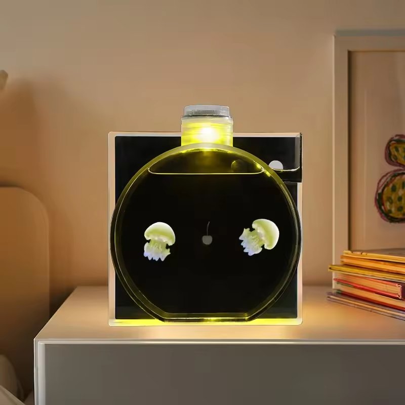 variety of adjustable night light water tank, so that your life is no longer monotonous,Jellyfish tank Fish tank
