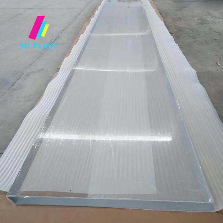 Light transmission 90mm acrylic sheet pool clear acrylic glass panel for pool window