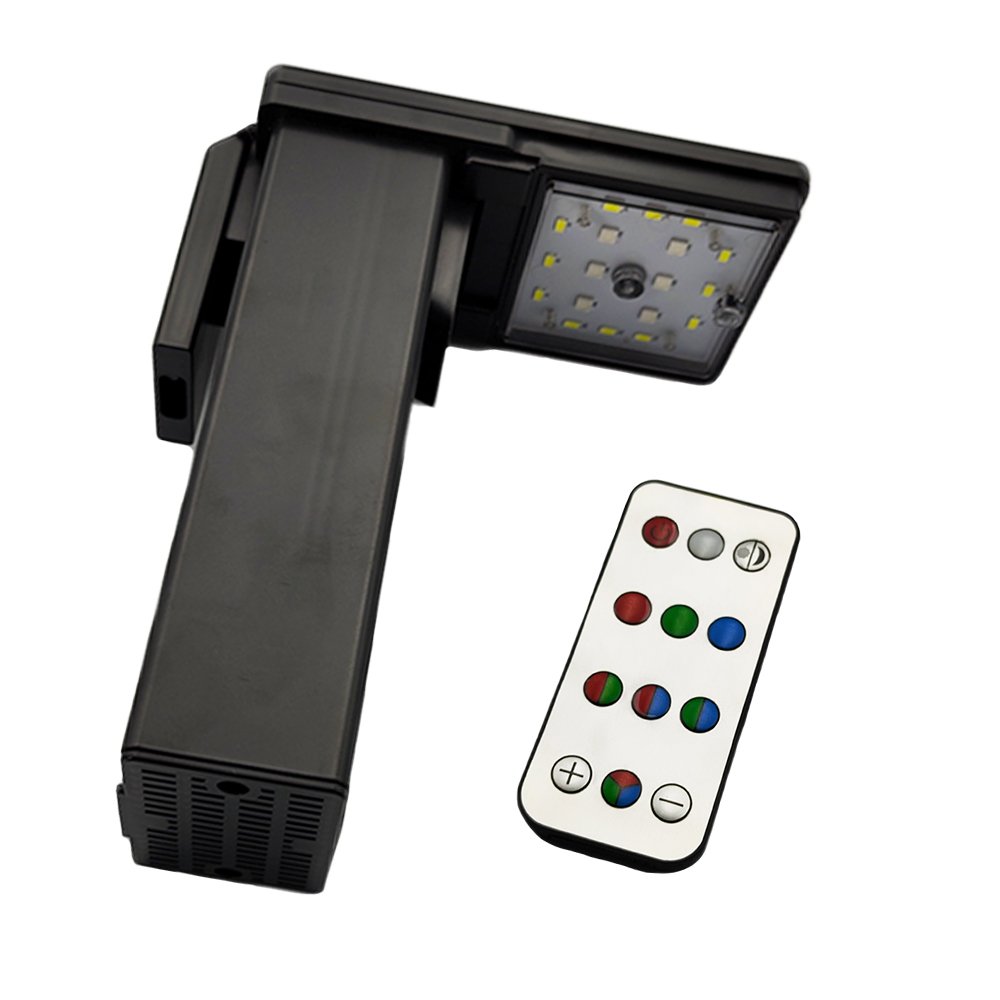 Fish Aquarium Lights Led New Concept Remote Control Maximum IPX8 Water Proof Rate DC12V Two in One Eight Switching Colors OEM