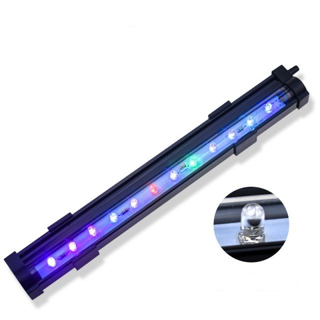 Aquarium Light LED Waterproof Fish Tank Lighting Underwater Fish Lamp Aquariums Decor Plant Lamp 100-240V Lights 2021new Plastic