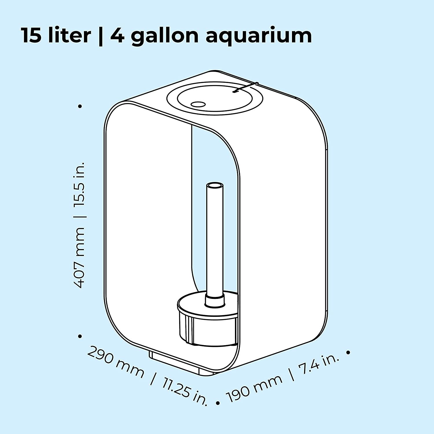 Factory Direct Sale High Quality Transparent Custom Acrylic Aquarium with Standard Light for Home Decor