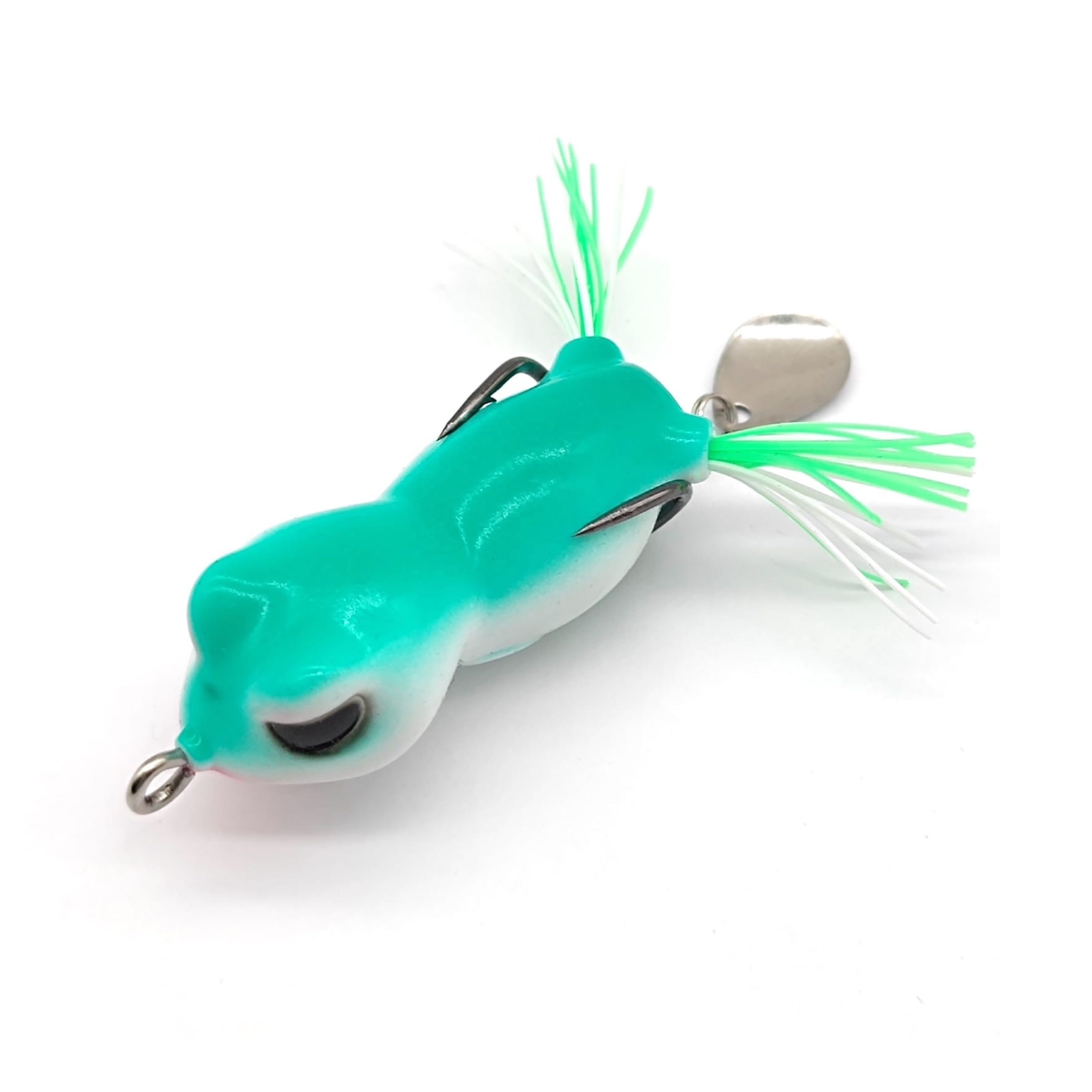Hot Selling Thunder Frog Lures - Powerful Fish Attraction with Glittering Blades Professional Fishing Gear for Catching Big Fish