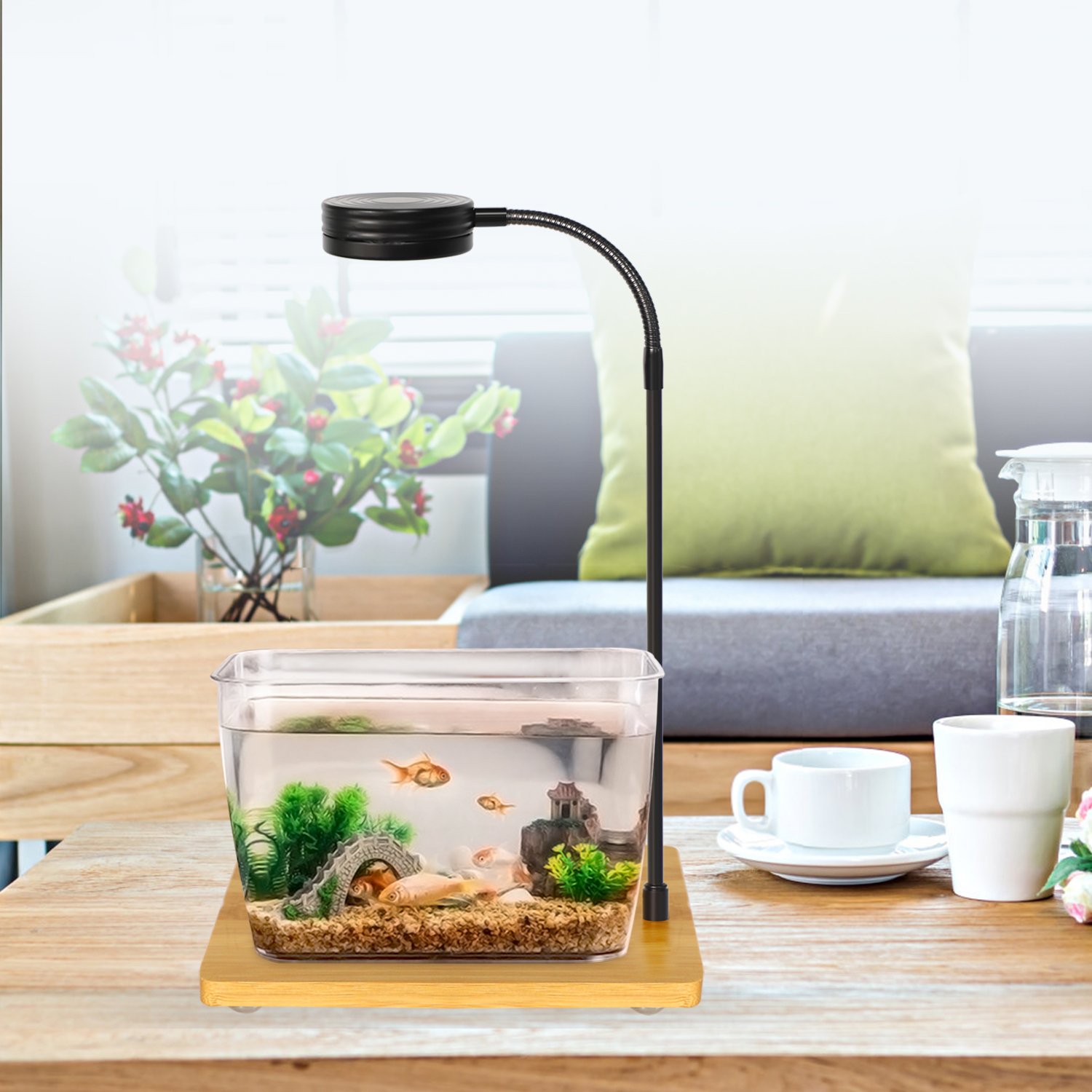 Bamboo Board Light Aquarium Landscaping Fish Tank Light Micro Landscape Aquarium Led Light