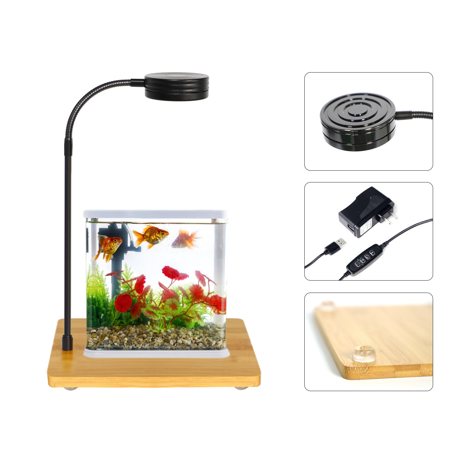 Bamboo Board Light Aquarium Landscaping Fish Tank Light Micro Landscape Aquarium Led Light