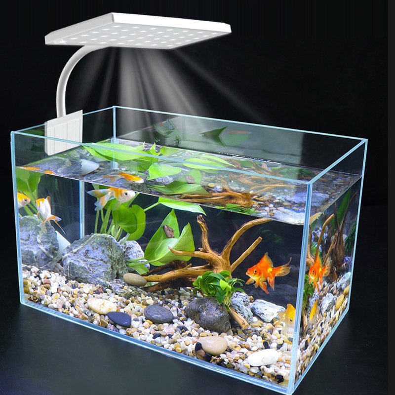 Aquarium LED light clip lamp high quality LED free rotation light