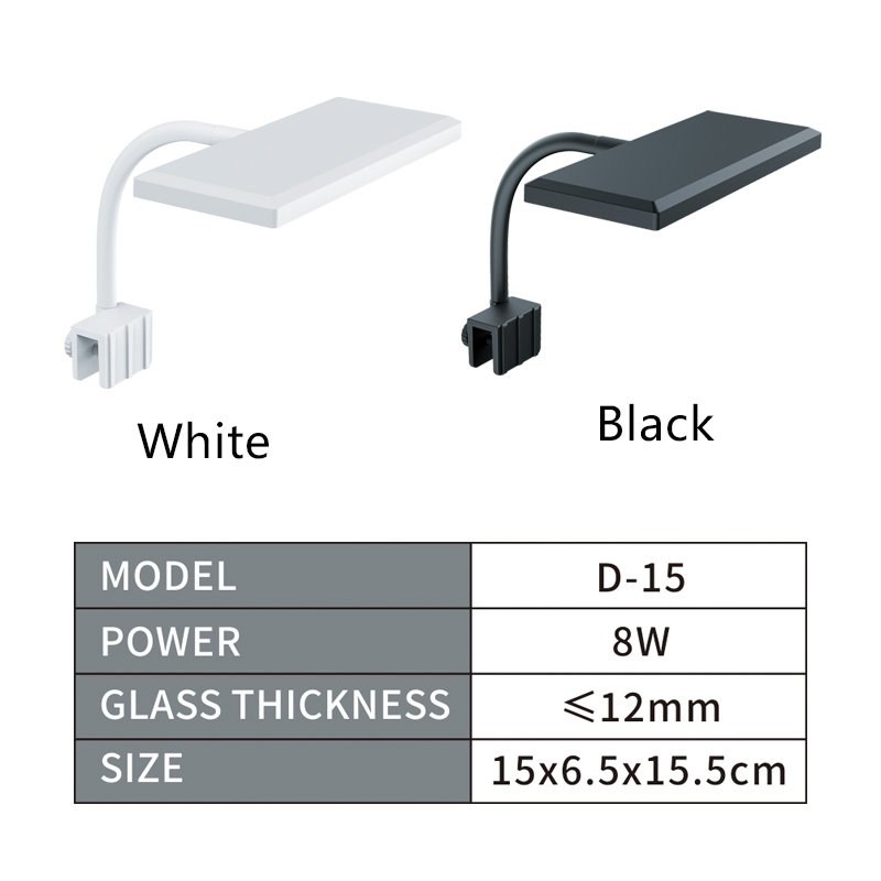 Aquarium LED light clip lamp high quality LED free rotation light
