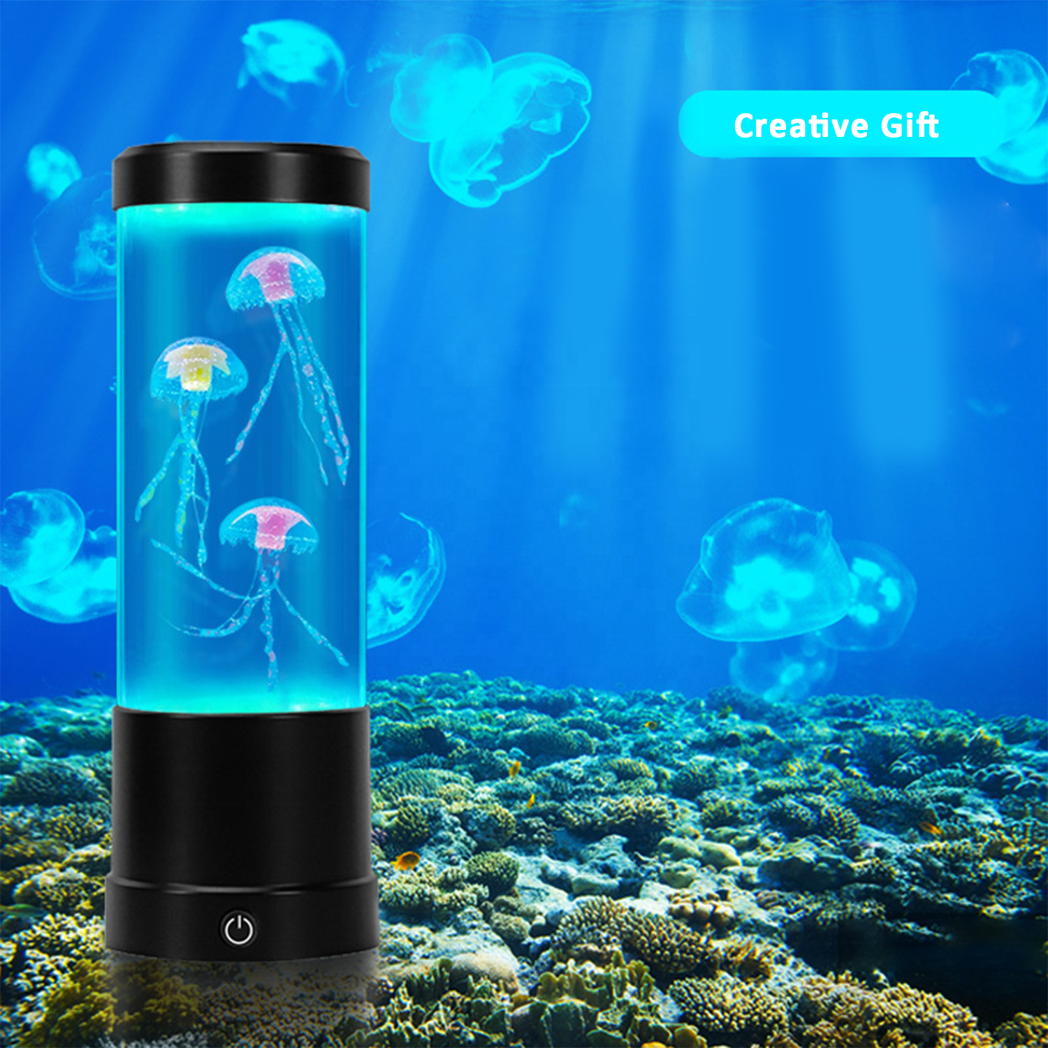 Wholesale 8 inches LED Dream Jellyfish Light USB Power Supply Color Changing Jellyfish Tank Aquarium LED Jellyfish Night Lamp