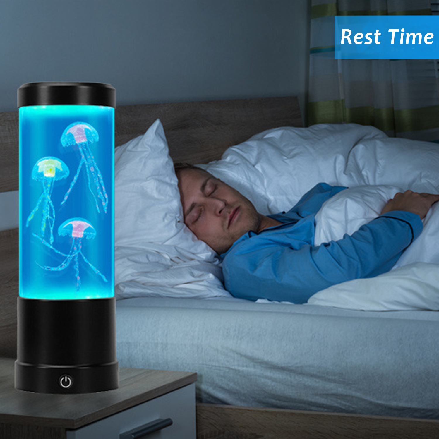 Wholesale 8 inches LED Dream Jellyfish Light USB Power Supply Color Changing Jellyfish Tank Aquarium LED Jellyfish Night Lamp