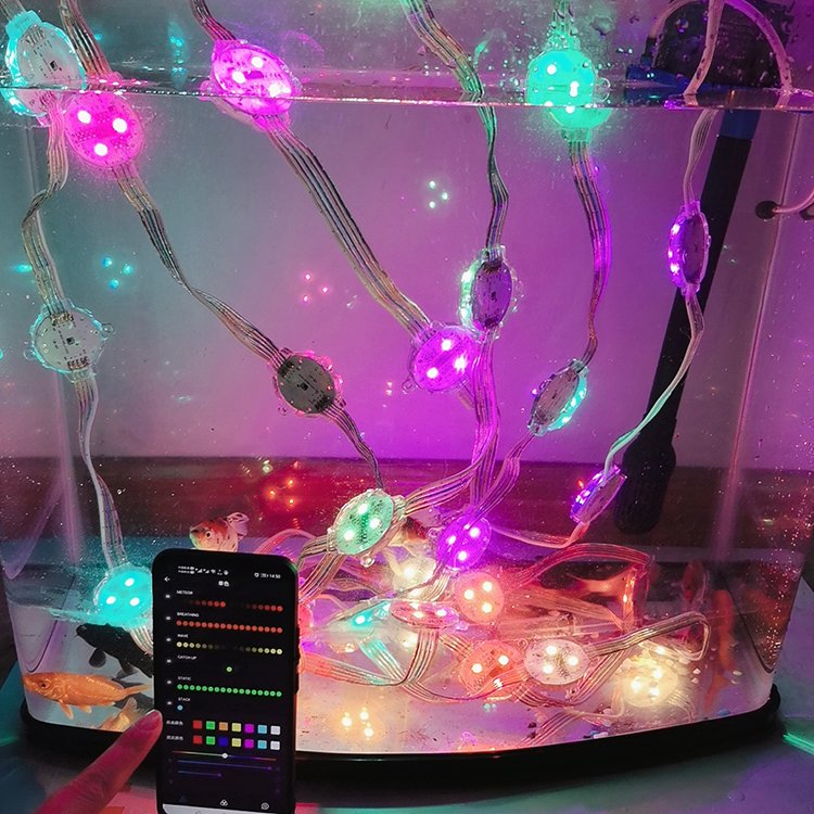 DMX512 IP68 Waterproof 40 Led Multicolor Light For Aquarium