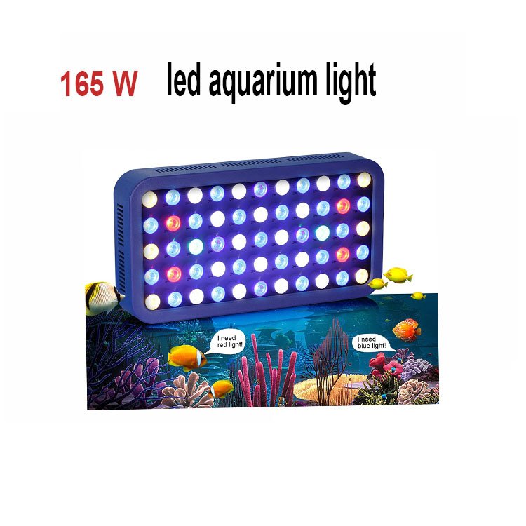 High quality 165W Full spectrum intelligent marine aquarium lights led aquarium light for Fish Tank&Coral Reef