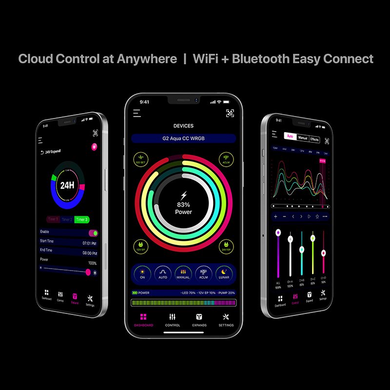 MicMol 2.0 WiFi Controller IMICMOL Smart Life APP Search Connect All MICMOL Aquarium Lights Model