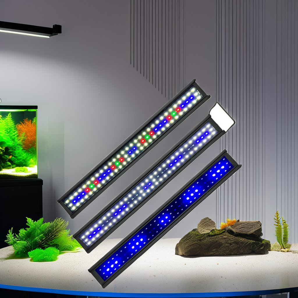 Wholesale Aquarium LED Lighting Hot Selling Fish Coral Tank Lamps with Changeable Emitting Color Light Tube
