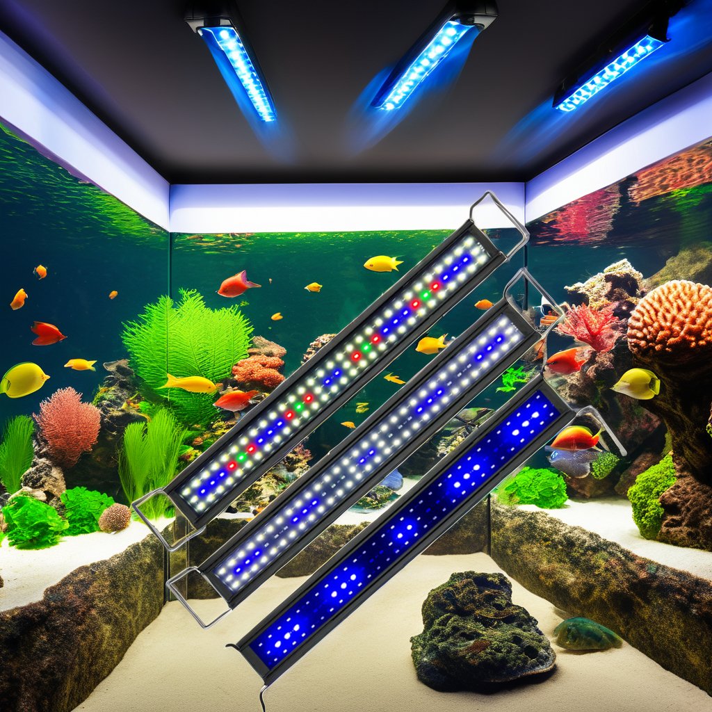 Wholesale Aquarium LED Lighting Hot Selling Fish Coral Tank Lamps with Changeable Emitting Color Light Tube