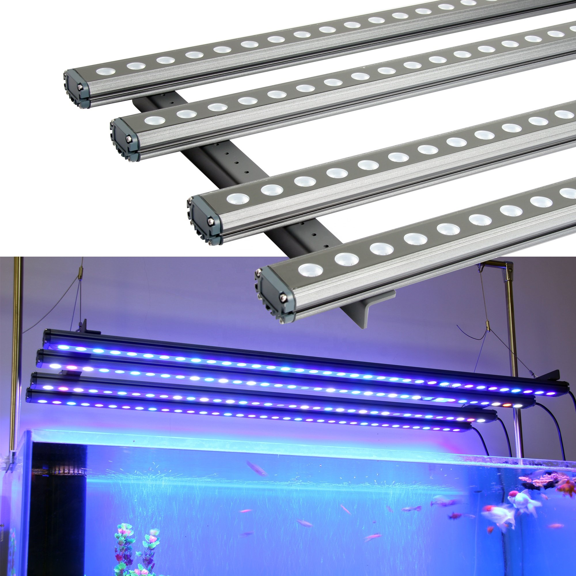 Fish LED Light Full Spectrum LED Aquarium Light 120W Reef Light 8FT 72inch 180CM