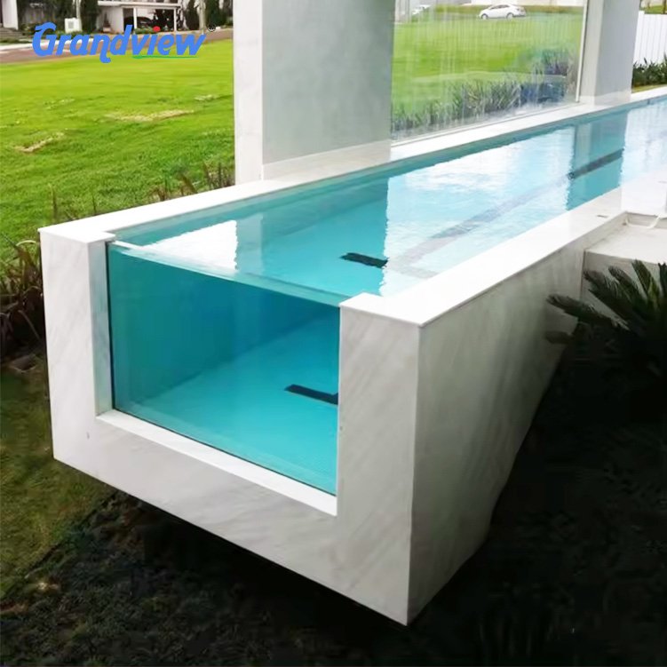 Acrylic Swimming Pool & Accessories 100mm Acrylic Glass Sheet For Outdoor Swimming Pools