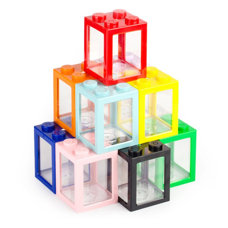 Acrylic Mini Fish Desktop Mini Aquarium Bowl for Goldfish Aquarium Starter Kits with USB LED Light Small Betta Fish Tank