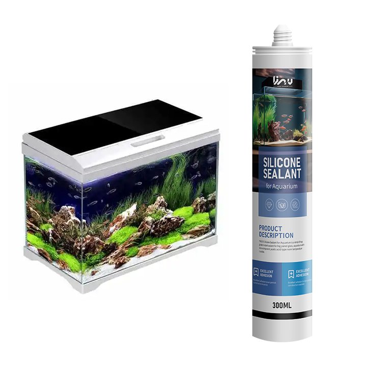 Kingwit Factory High Quality Professional Fish Glass Aquarium Silicone Adhesive Sealant
