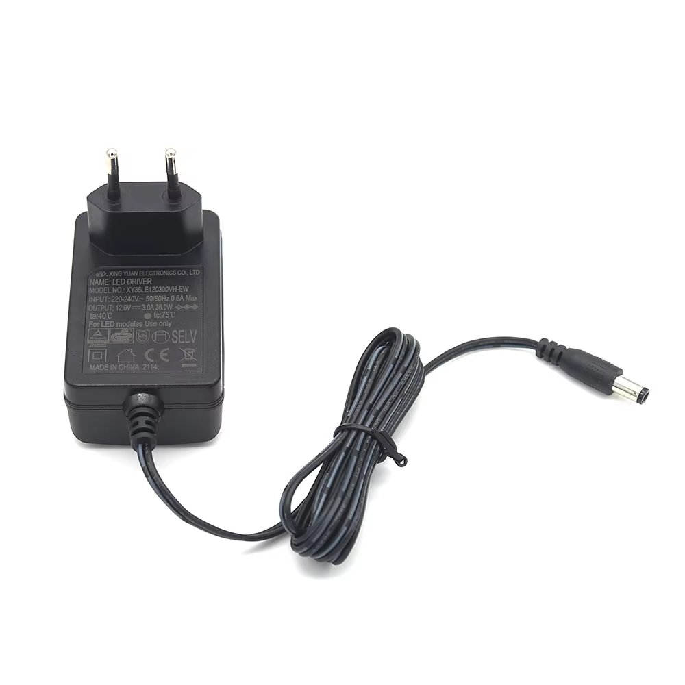 EU UK US AU Plug in AC DC 100-240V to DC 5V 9V 12V 24V 36V Adapter 24V 1.5A Power Adapter for LED Aquarium Light