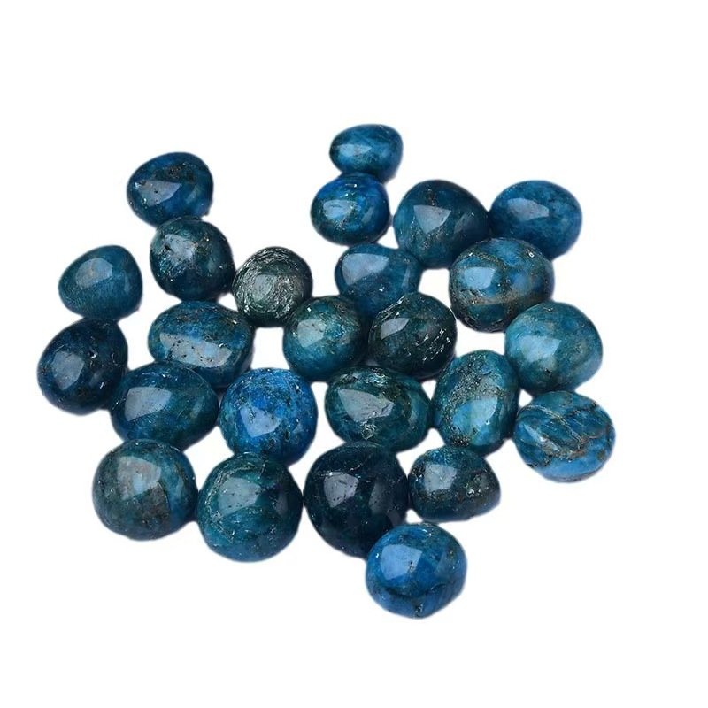 Wholesale popular Natural Apatite 2-3 cm Tumbles Crystal Polished Blue Healing meditation mineral Stone For Home Decoration