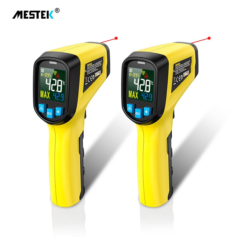 LCD Color DIsplay Screen Handheld Non contact -50C to 600C Pyrometer Imager Temperature Measurement High Accuracy Thermometer