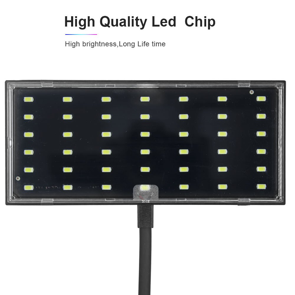 Fish Tank Lights LED Aquarium Light High Brightness Algae Lamp Landscaping Water Grass Saltwater and Freshwater Tank Lighting