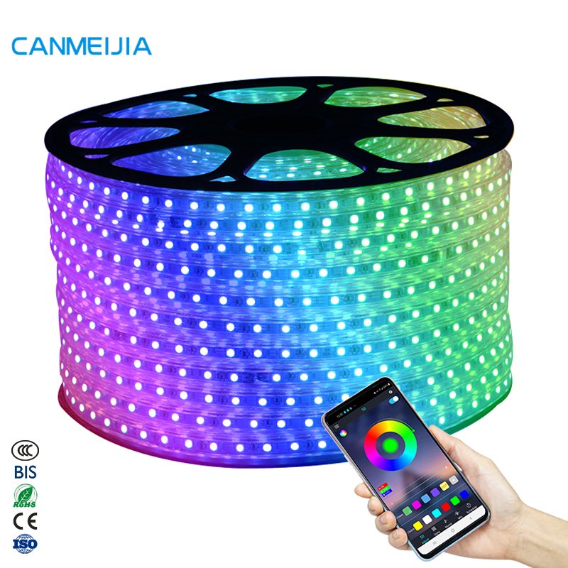 5M Rgb Swimming Pool 2021 RGB Light Show Long Aquarium Led Light Strip Dimmer 220V Rgb Led Strip,Led Strip Lights With Remote