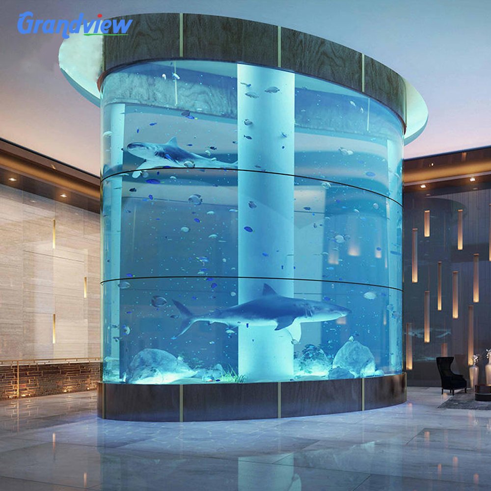 Custom Clear Acrylic Aquarium Fish Tank Underwater Acrylic Glass Tunnel Aquarium