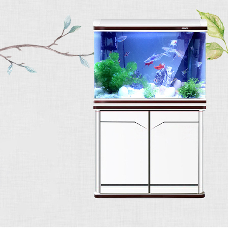 Custom Large fish tanks clear glass LED lighting arming tanks complete filtration system aquarium