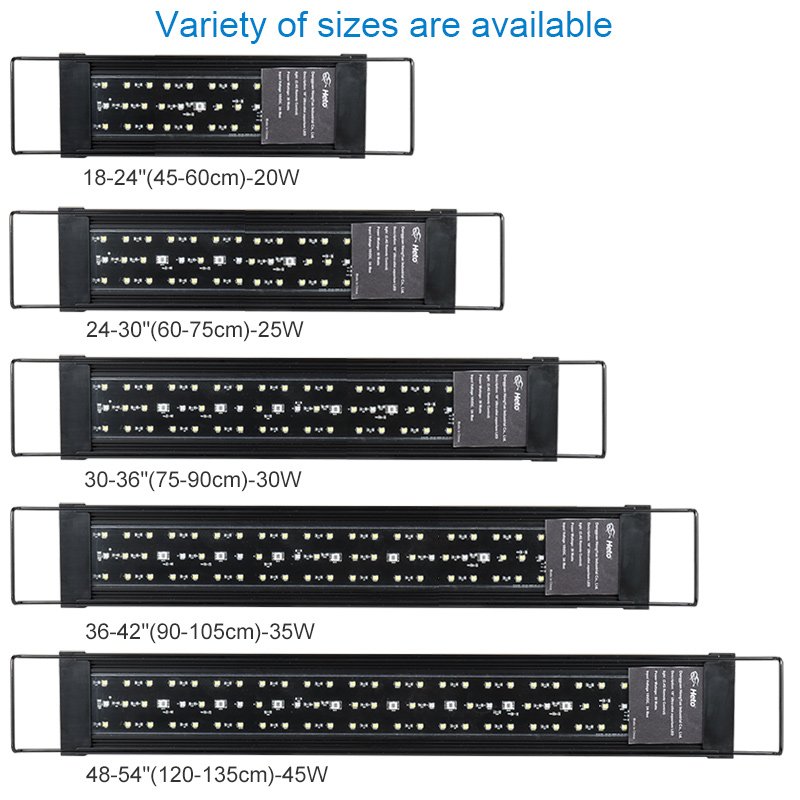 Aquarium LED lamp 12V 20W planted Fish Tank Light for freshwater With Remote controller aquarium lights for live plant tank