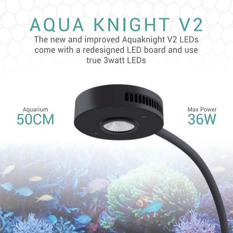 Factory Direct Sale Programmable Sunrise Sunset Coral Reef Light Marine Aquarium Aquaknight V2 V3 Lamp