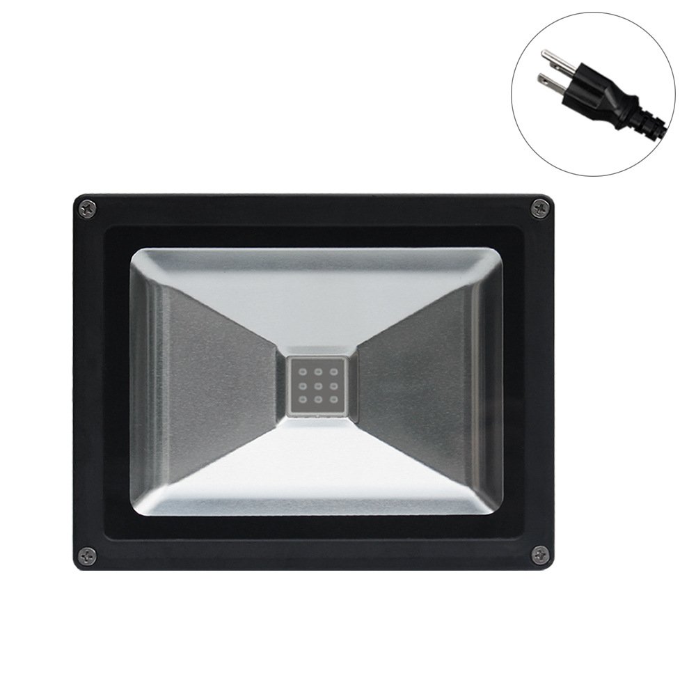 LED UV floodLight High Power 50W LED Flood Light IP65-Waterproof (85V-265V AC) for Party ,Neon Glow, Glow in The dark