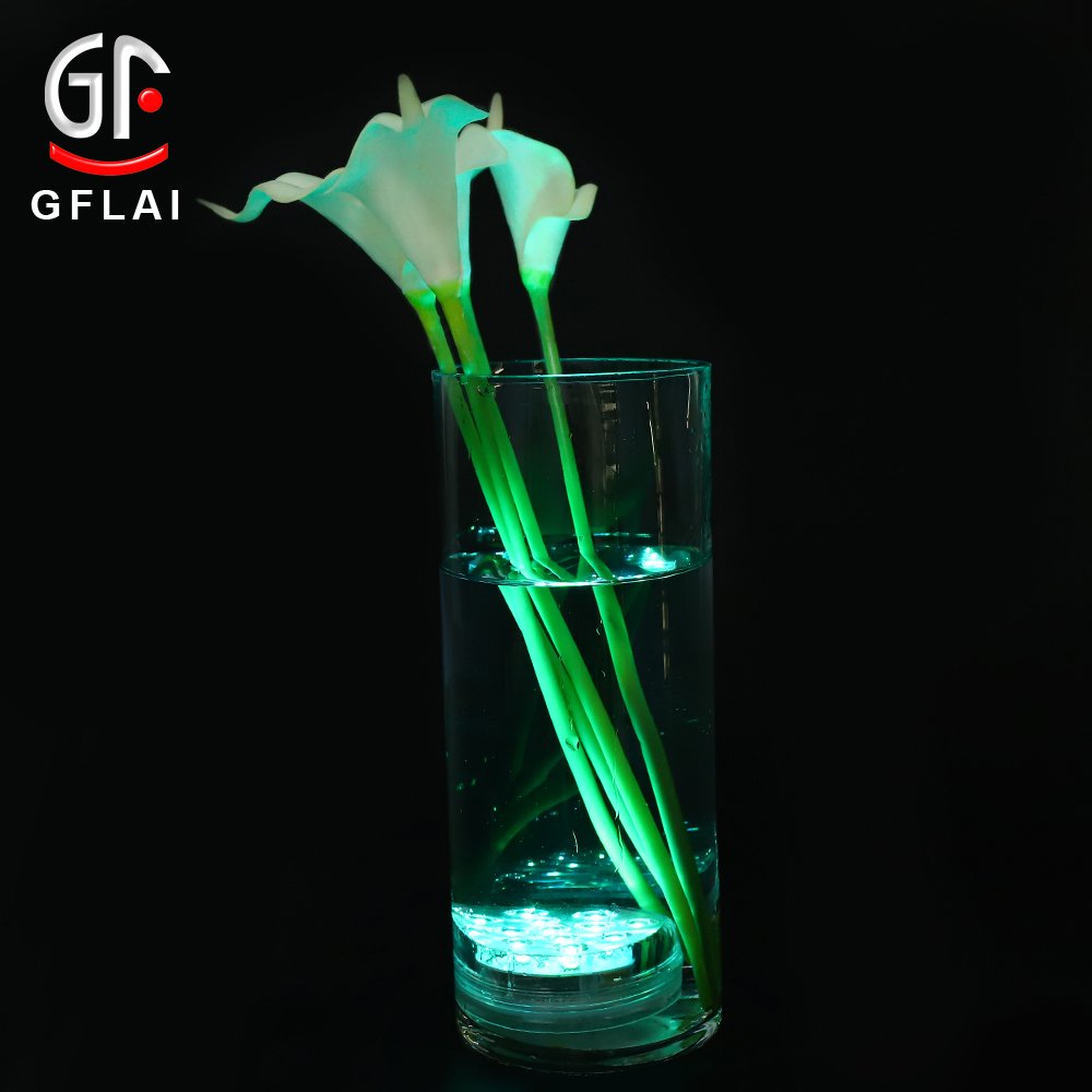 Suction Cup Magnet RF Remote Controlled 13LED 16 Color Changing Submersible Pond Lights for Inground Aquarium Fountain Vase