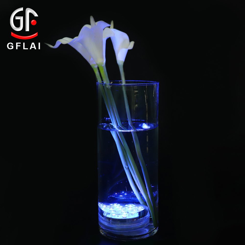 Suction Cup Magnet RF Remote Controlled 13LED 16 Color Changing Submersible Pond Lights for Inground Aquarium Fountain Vase