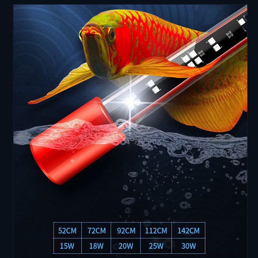 Underwater Fish Tank Light for Arowana/Betta waterproof lamp tanning light for arowana lamp 92cm 112cm 142cm Arowana light
