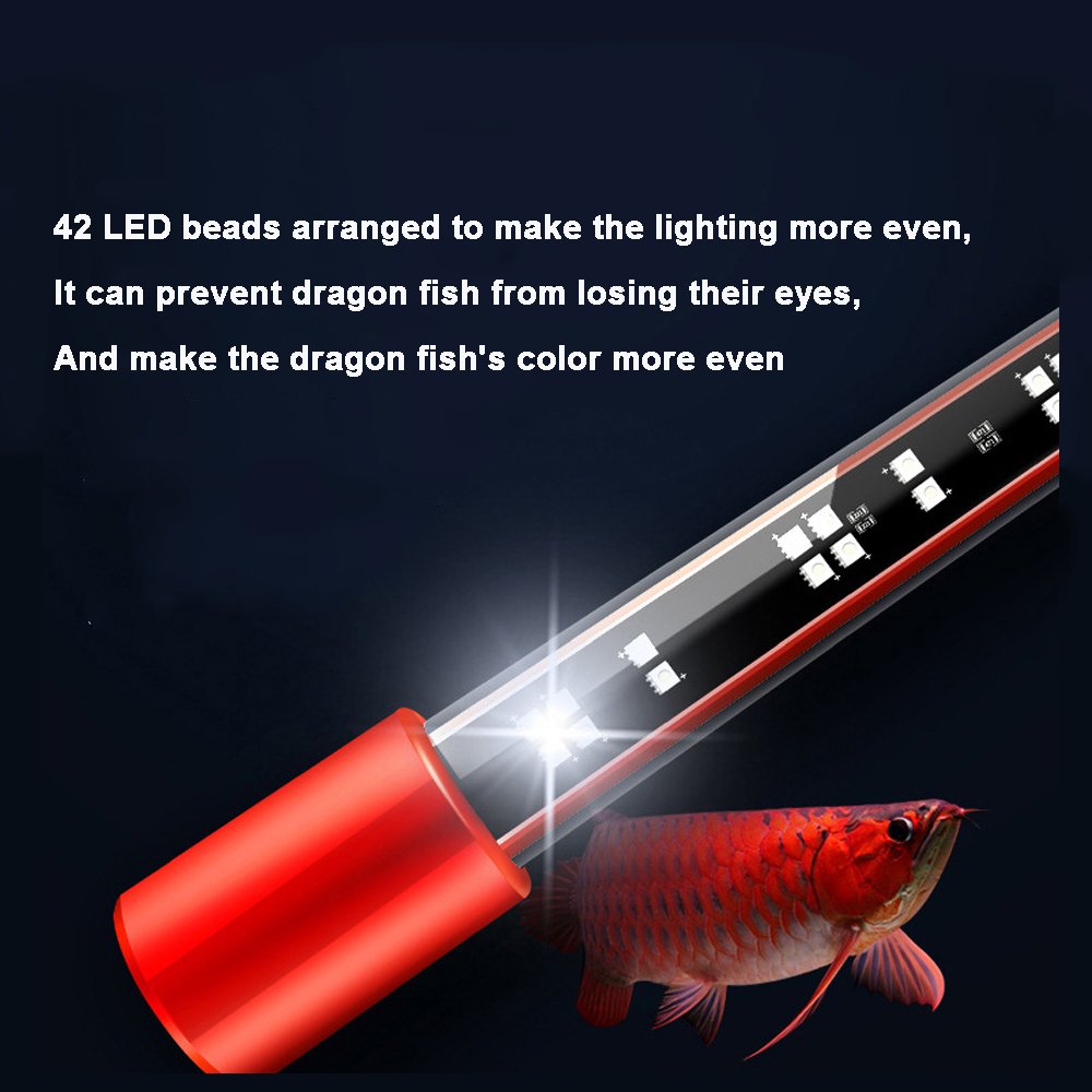 Underwater Fish Tank Light for Arowana/Betta waterproof lamp tanning light for arowana lamp 92cm 112cm 142cm Arowana light