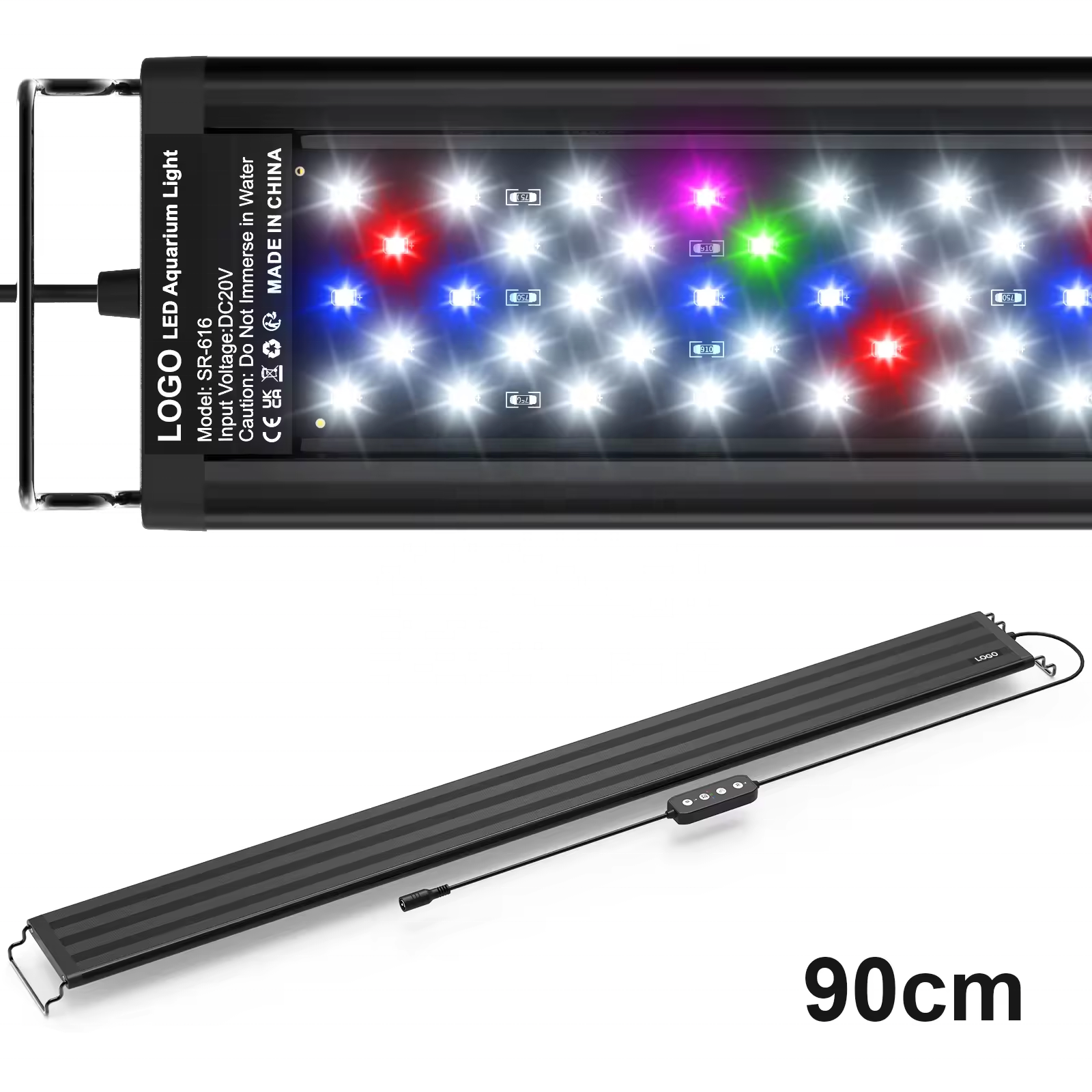Full spectrum Super Thin Fish Tank light aquarium led light coral reef light FG-170