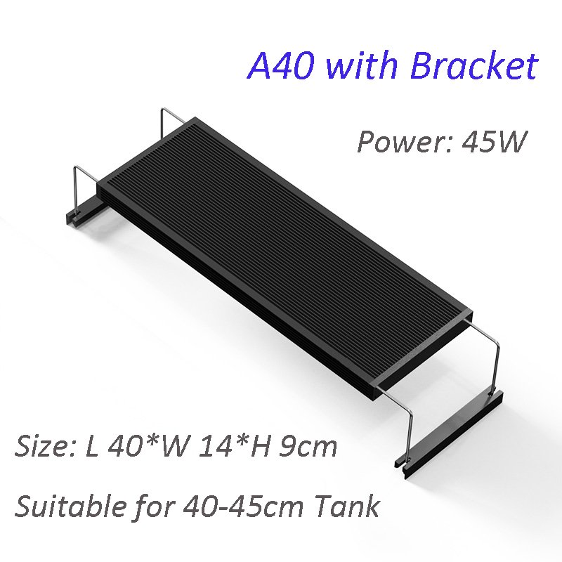 High Quality LED Aquarium Lamp Aqua P600 RGBW Full Spectrum Aquarium Grow Lights For Paludarium Aquascape