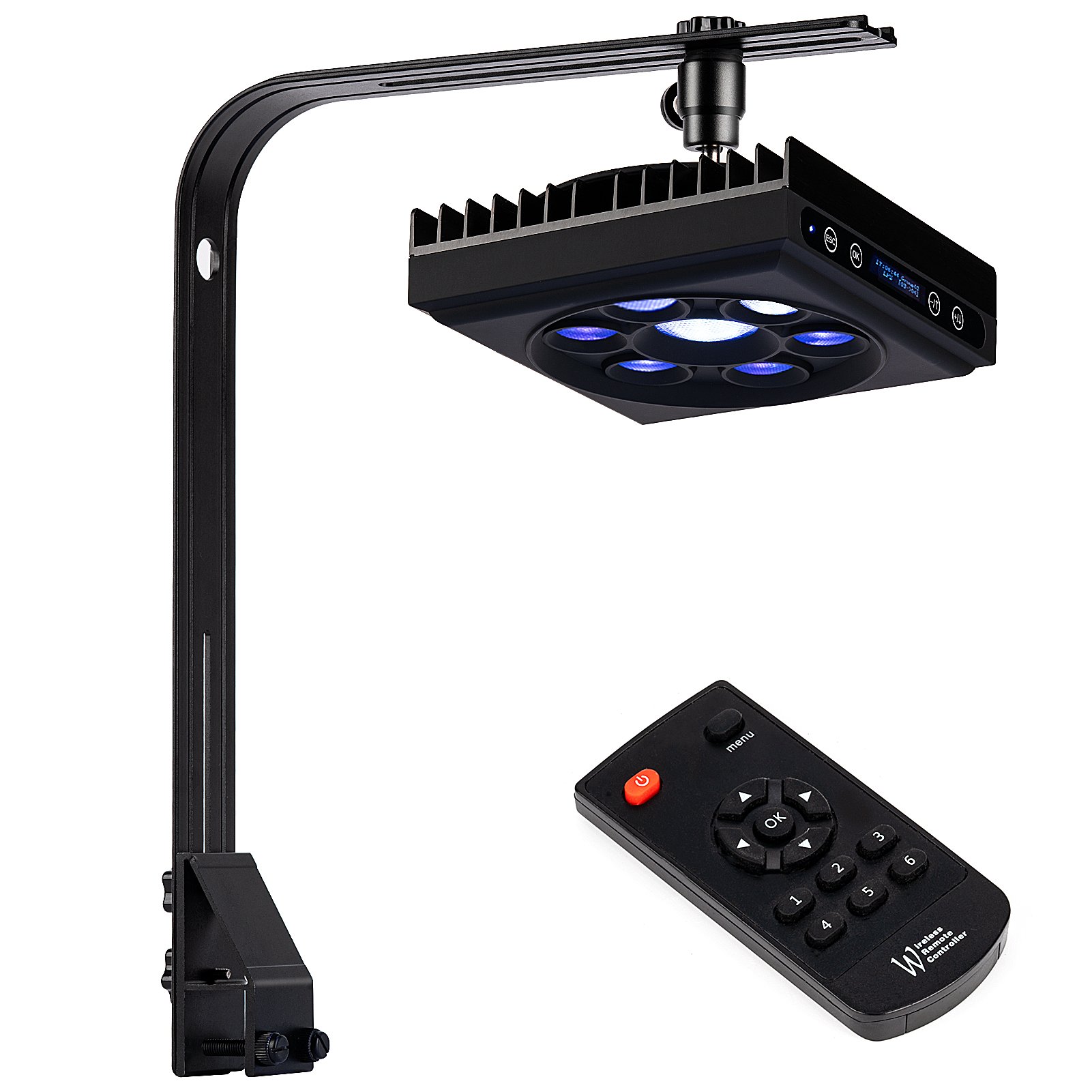 60w IP65 High Efficiency Seperately Tunable Light Good Heat Dissipation CTLite LED Aquarium Light with 2 Years Warranty