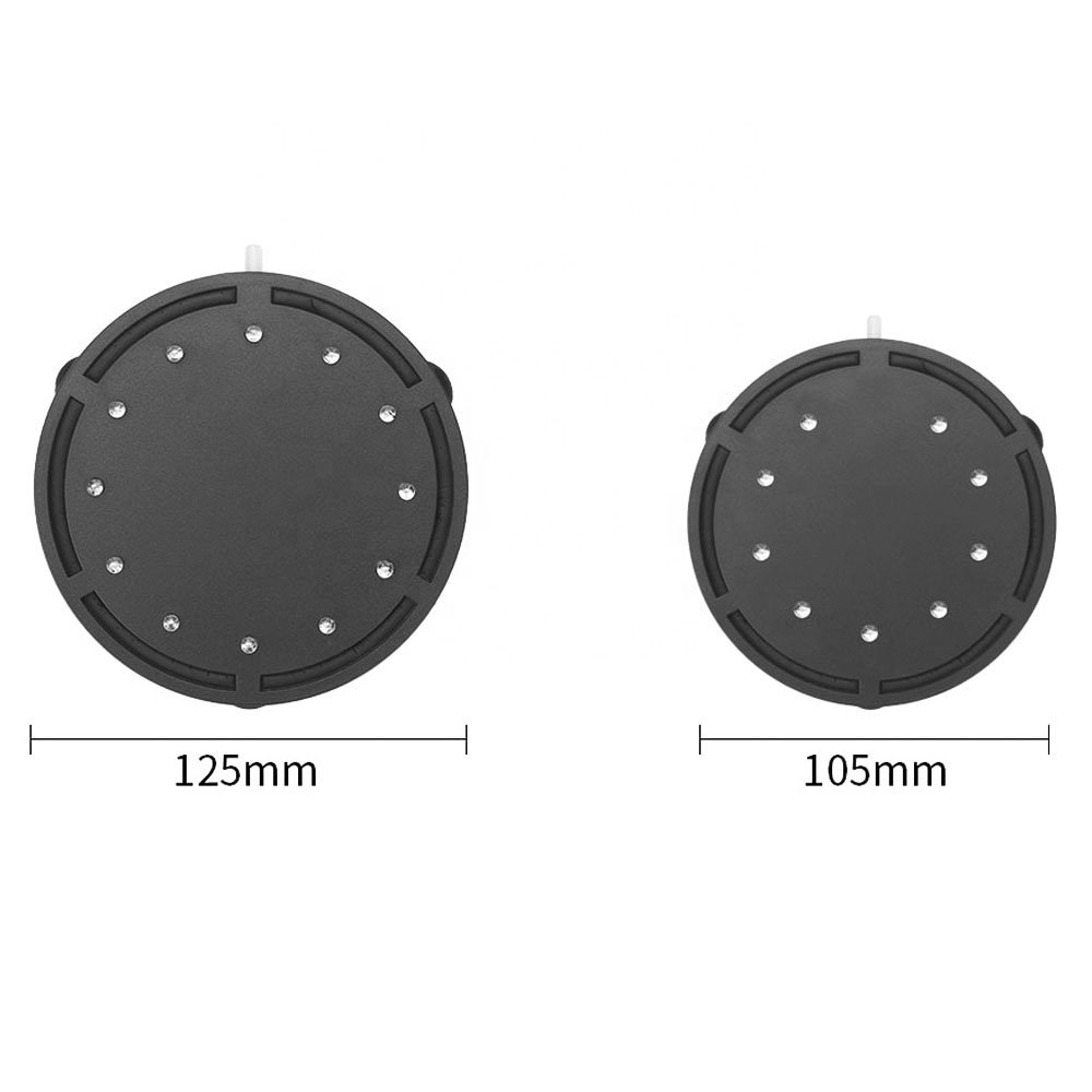 Quanlong multicolor round led aquarium lamp submersible wrgb fish tank bubble light led with air stone