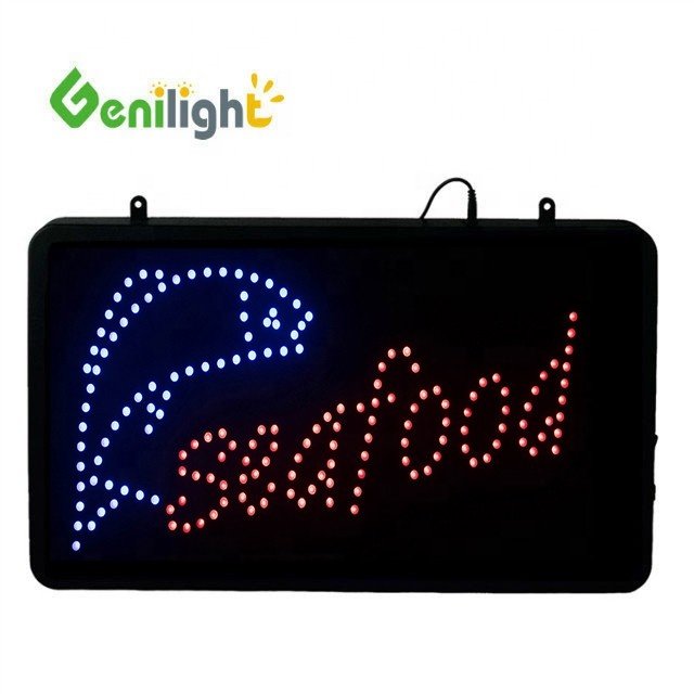 Genilight 56*33 cm best design led aquarium light neon signs for aquarium holds