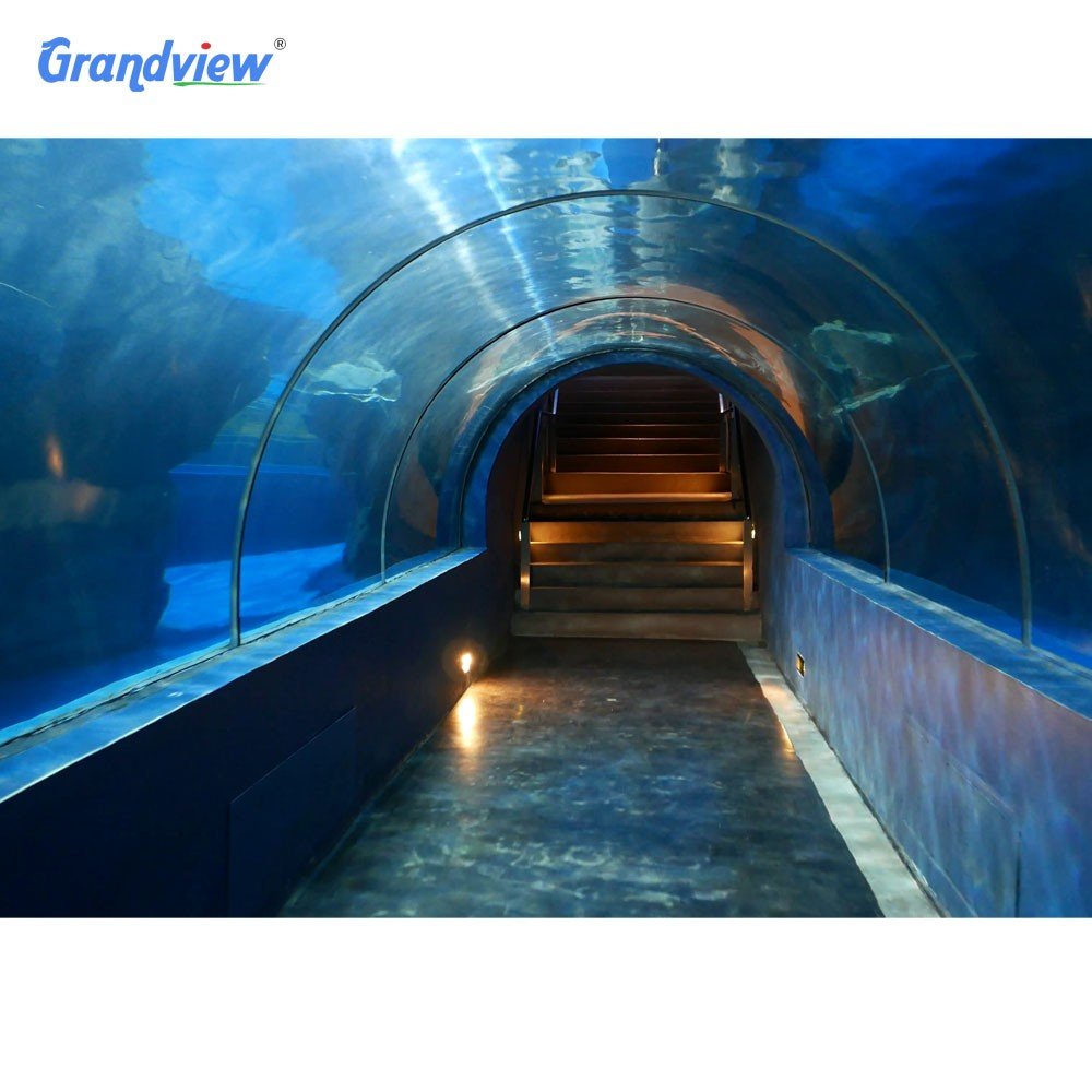 Grandview High quality transparent oceanarium PMMA aquarium acrylic tunnel sheet