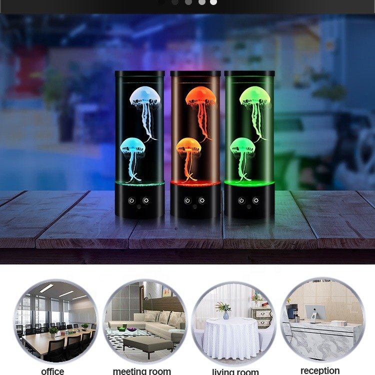 Hot sale Jellyfish Lamp 7 Color Changing Electric Round Jelly fish Aquarium Lava Lamp For Home Decor