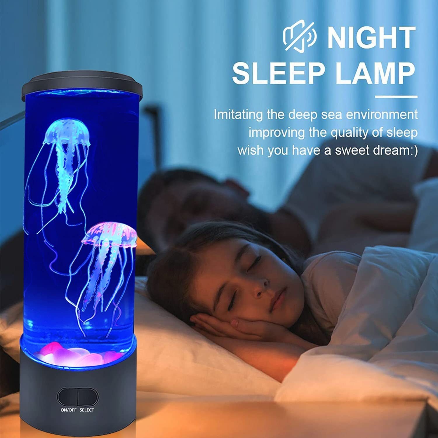 Hot sale Jellyfish Lamp 7 Color Changing Electric Round Jelly fish Aquarium Lava Lamp For Home Decor