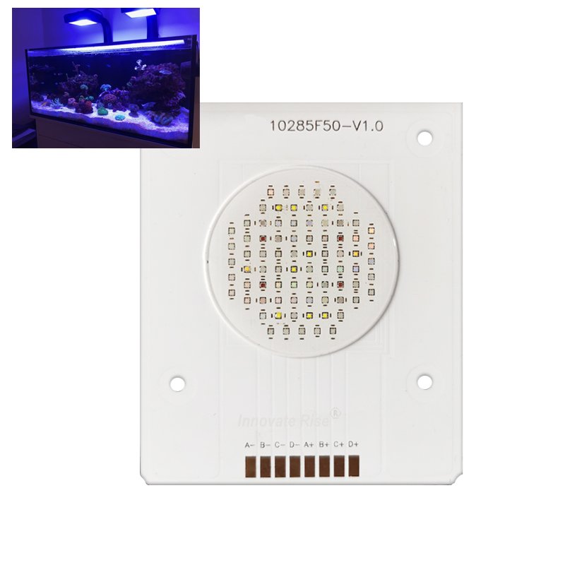 395nm 415nm 430nm 440nm 460nm 470nm 490nm 520nm 660nm 3500K 7000K 12000K Full spectrum cob led 100W for Aquarium Light fish Tank