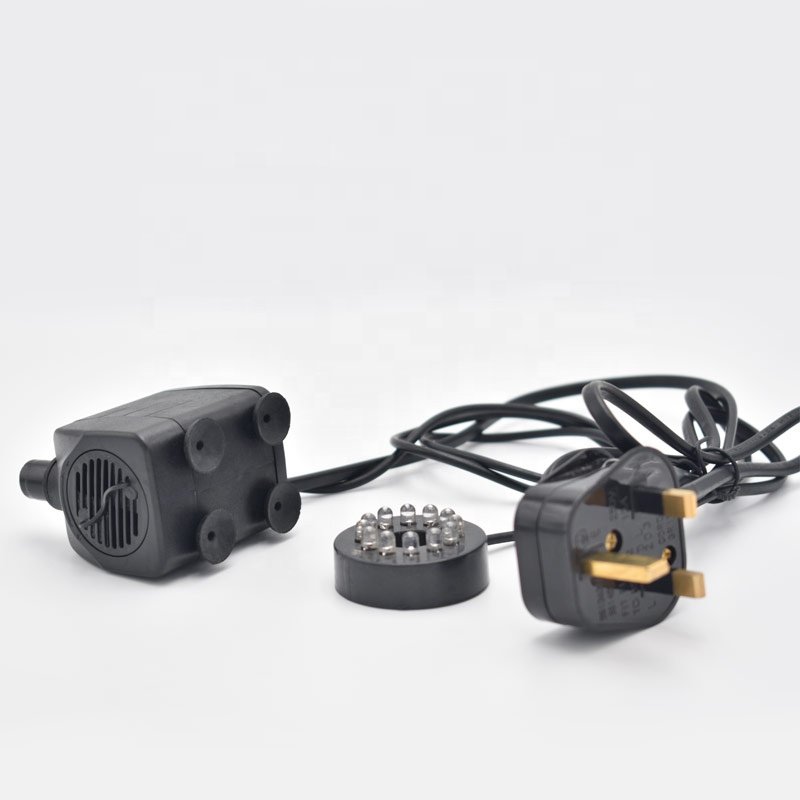 Aquarium Water Pump with 12LED Lights Waterfall Decoration Aquarium Fish Tank Internal Filter Aquarium Water Filter Pump 8W