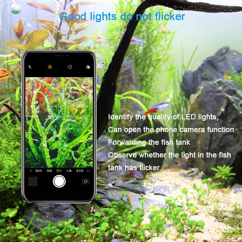 MICMOL G3 Aqua Air Full Spectrum Warm White Planted Aquarium Lights for Live Fish Planted Aquatic Tank