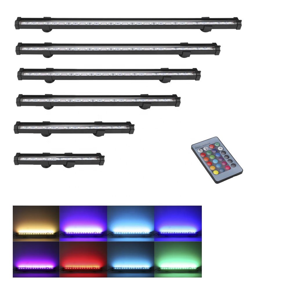 Quanlong Air Stone Lamp led bubble fish tank light submersible wrgb aquarium led underwater light with wifi