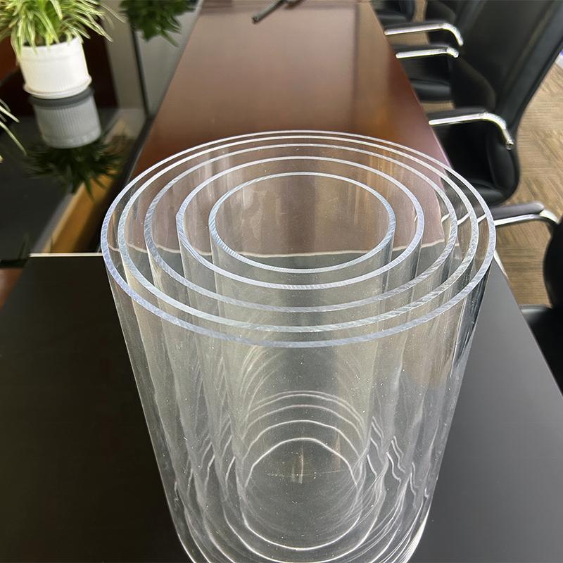 Factory Direct Sale 20--200mm Diameter Transparent Acrylic Tube Cardboard Tubing