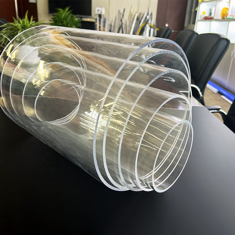 Factory Direct Sale 20--200mm Diameter Transparent Acrylic Tube Cardboard Tubing