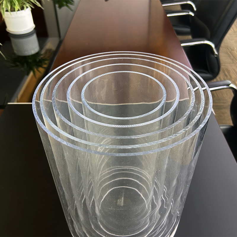 Factory Direct Sale 20--200mm Diameter Transparent Acrylic Tube Cardboard Tubing
